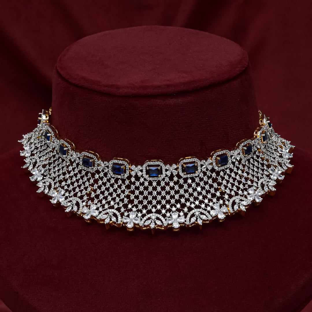 CZ Sapphire Choker