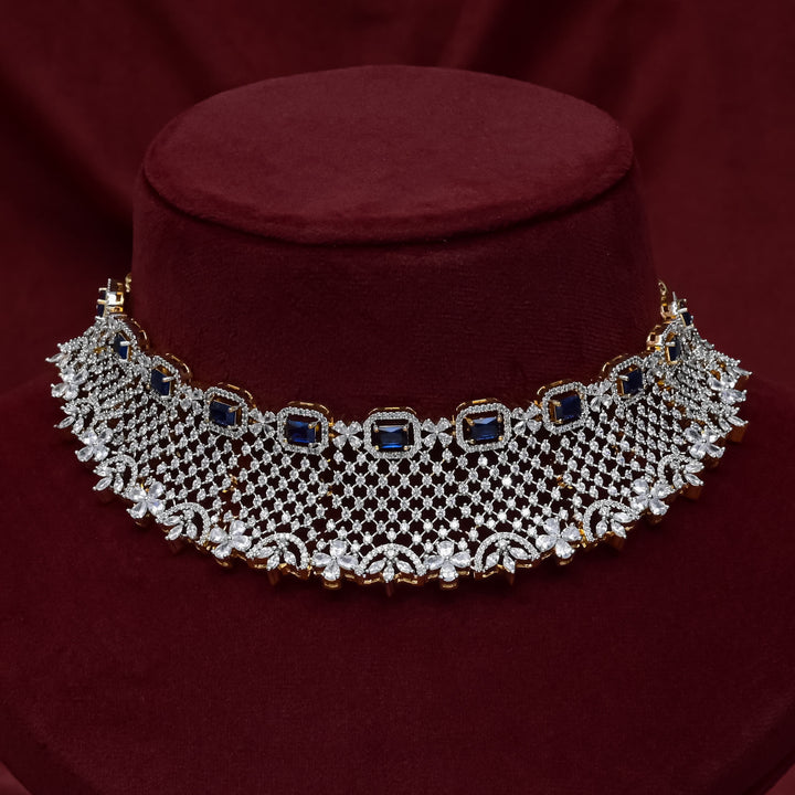 CZ Sapphire Choker