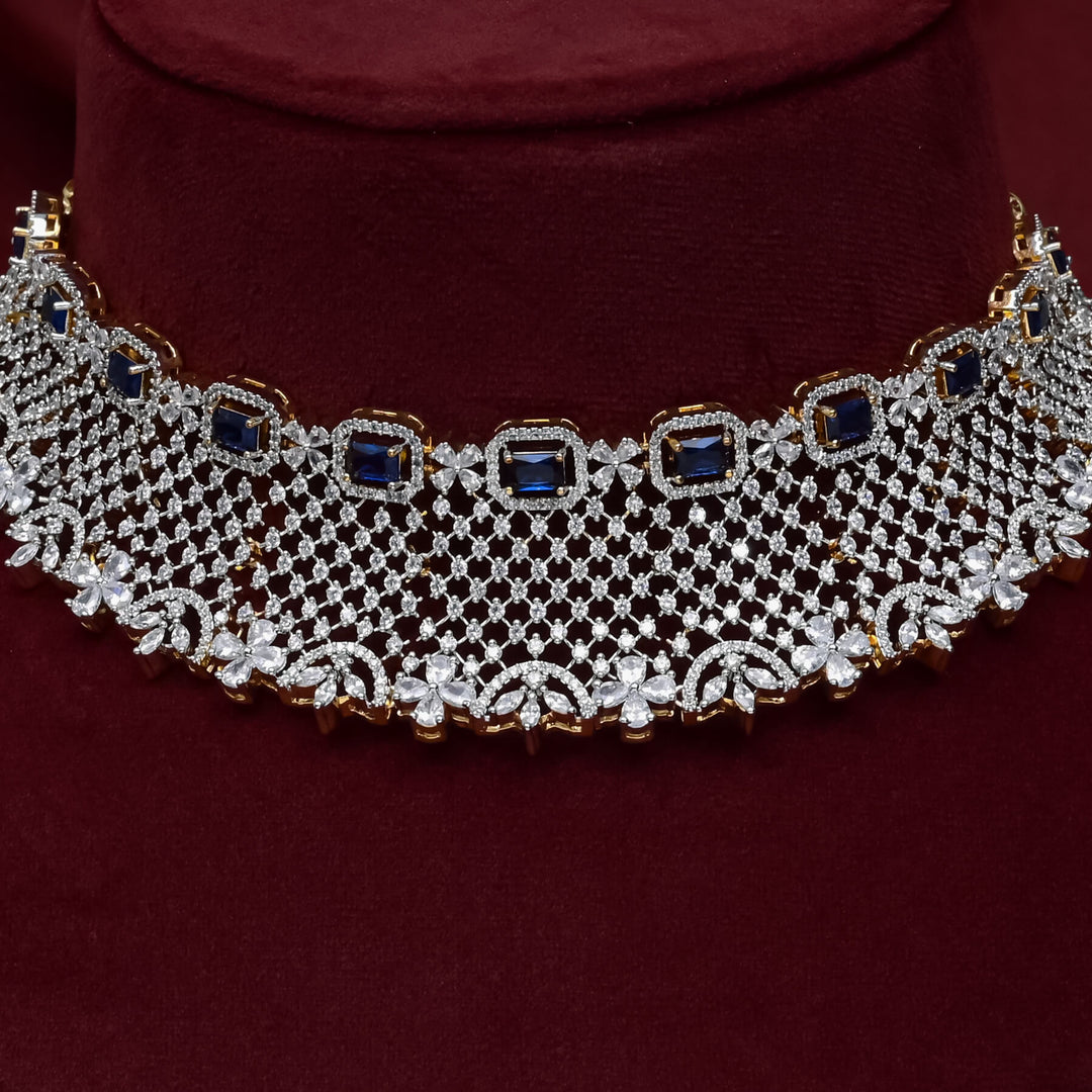 CZ Sapphire Choker