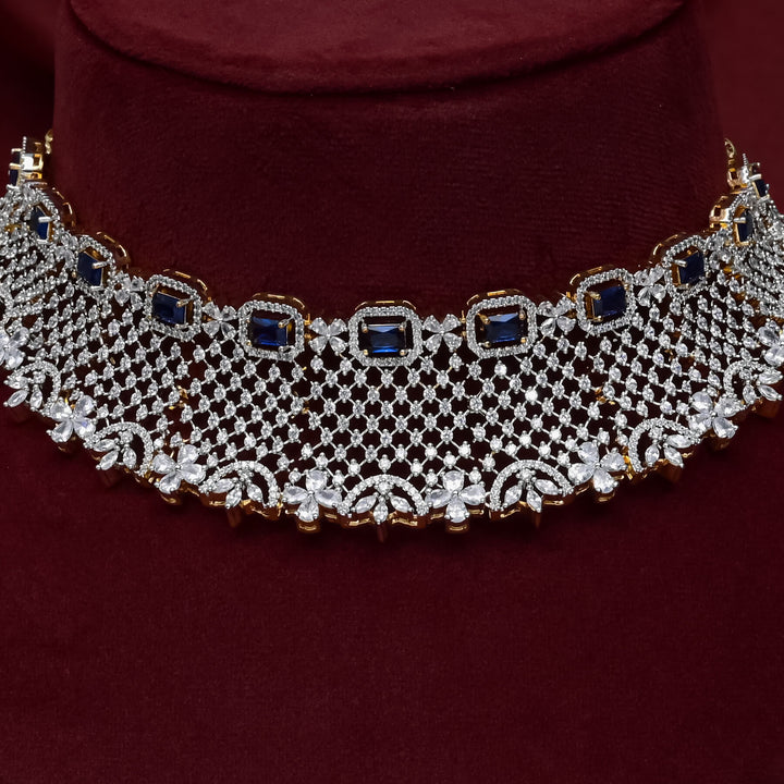 CZ Sapphire Choker