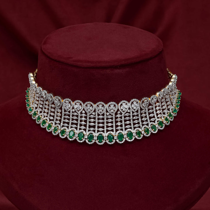 CZ Emerald Choker