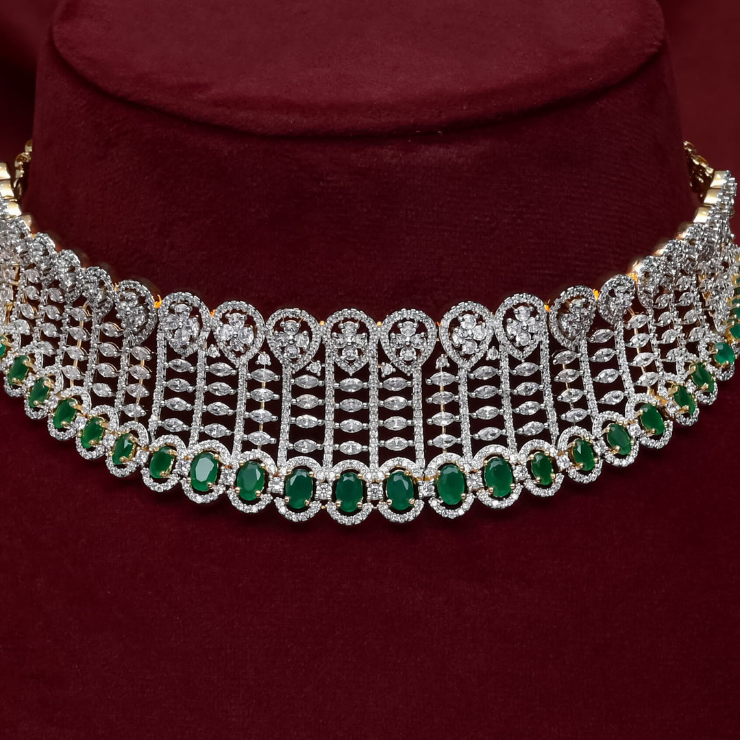 CZ Emerald Choker