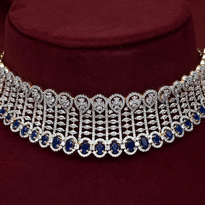CZ Sapphire Choker