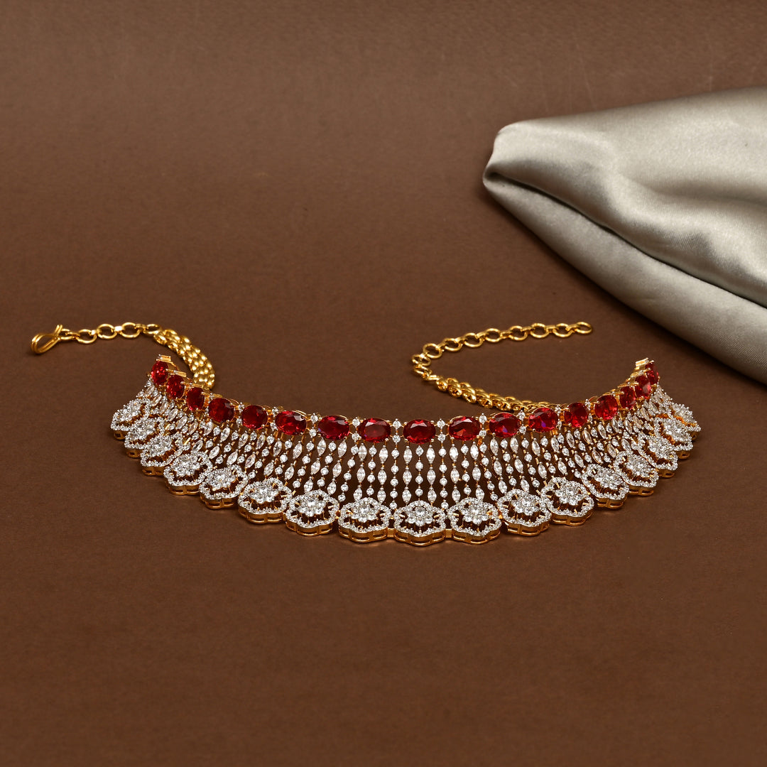 CZ Ruby Choker