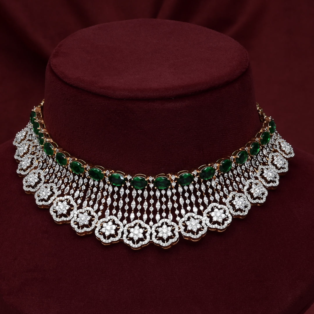 CZ Emerald Choker