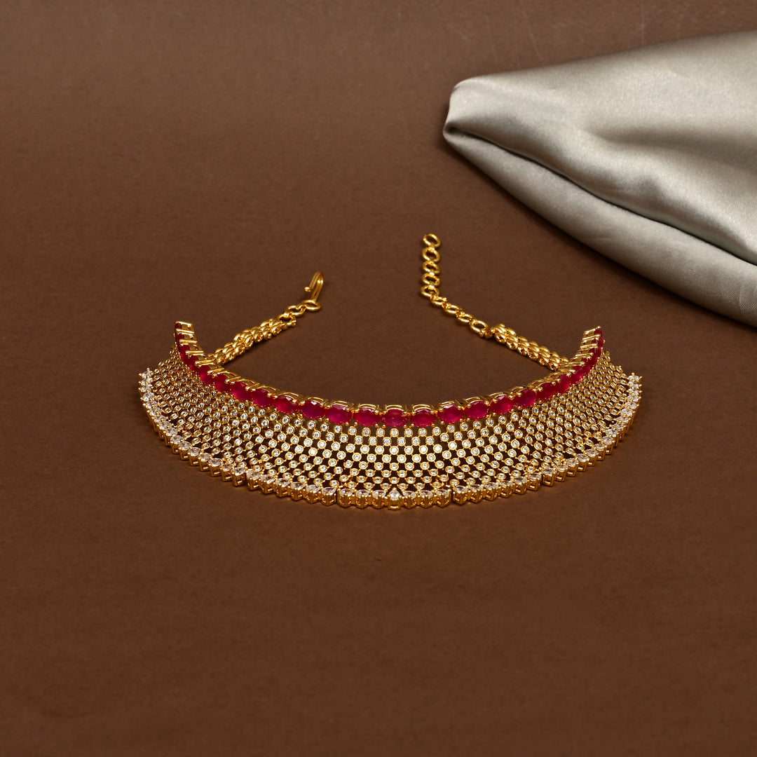 CZ Ruby Choker