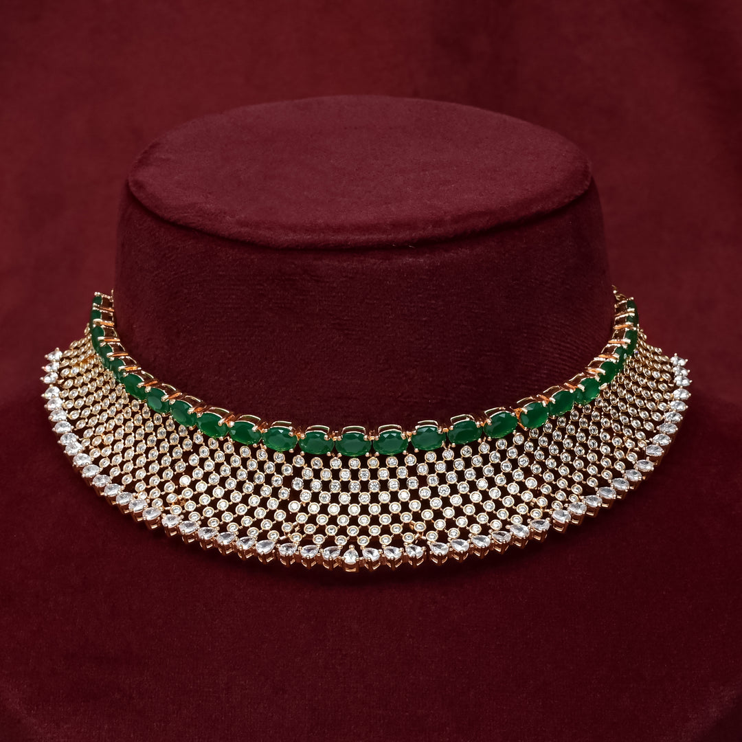 CZ Emerald Choker