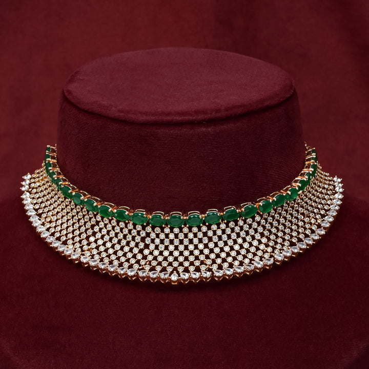 CZ Emerald Choker