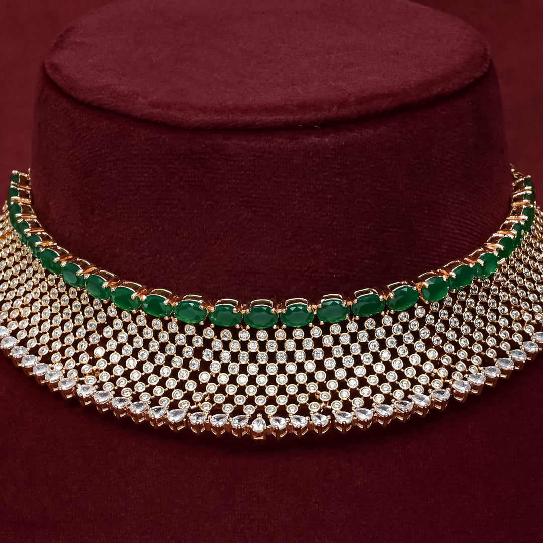 CZ Emerald Choker