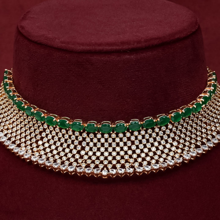 CZ Emerald Choker