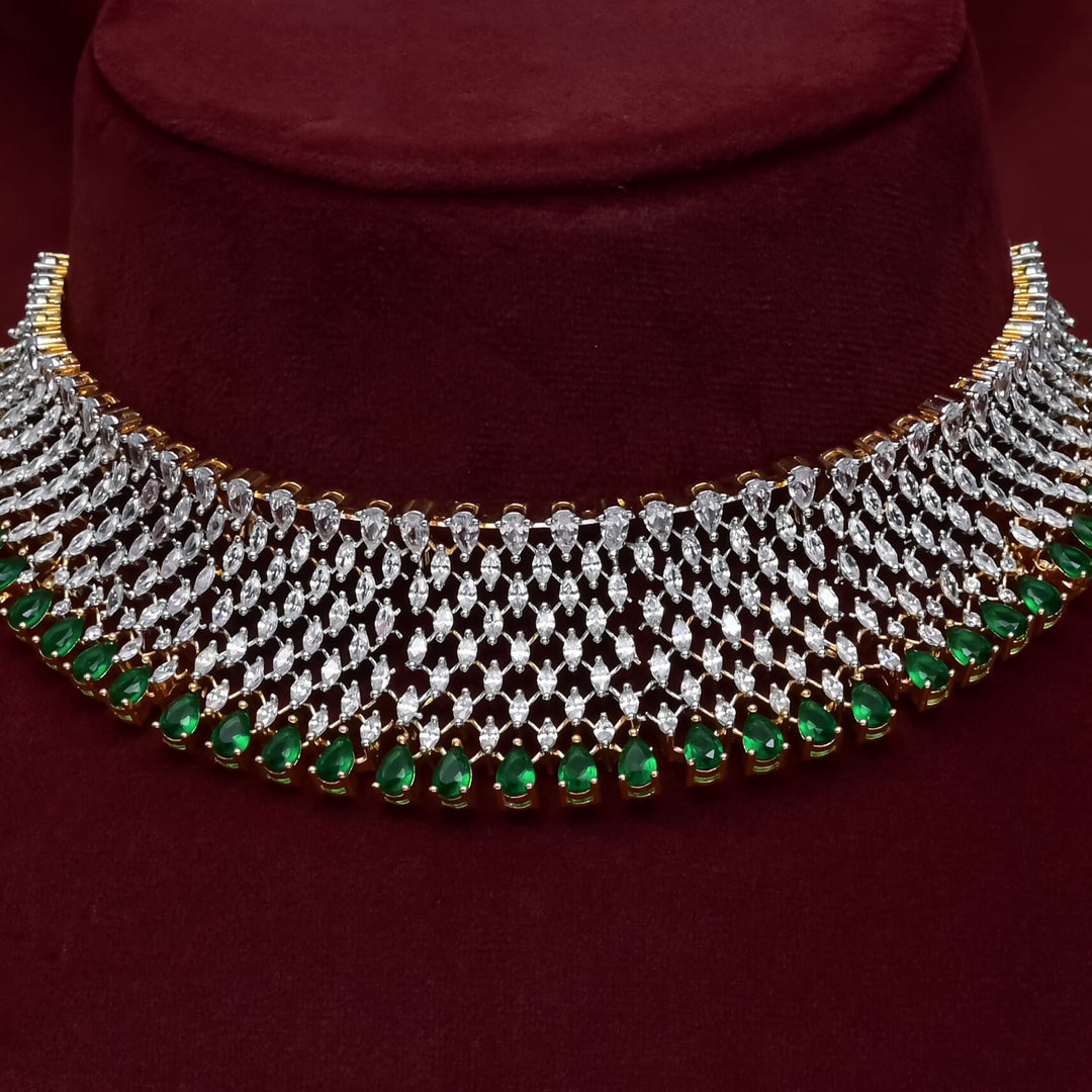 CZ Emerald Choker