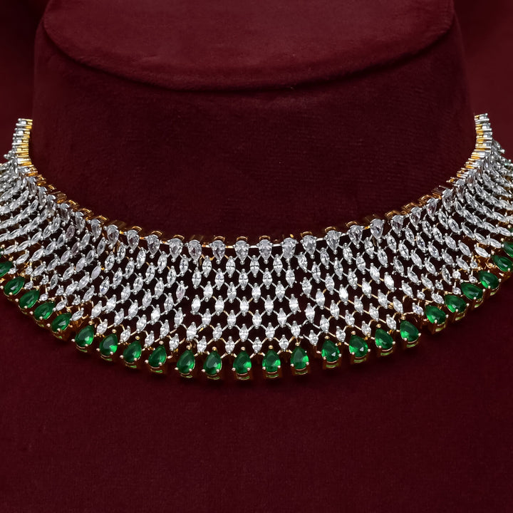 CZ Emerald Choker