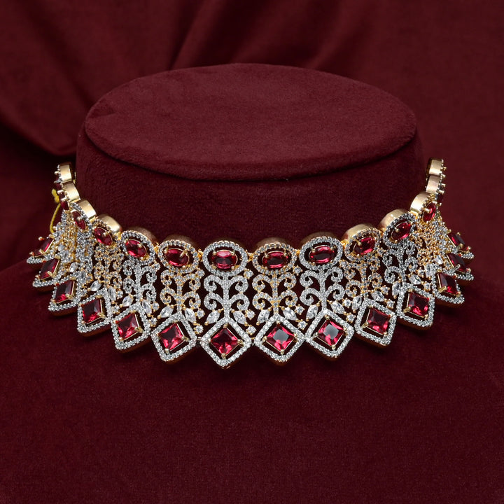 CZ Ruby Choker