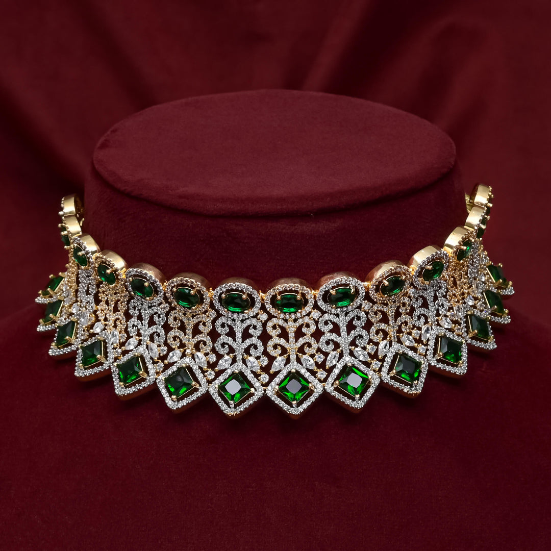 CZ Emerald Choker