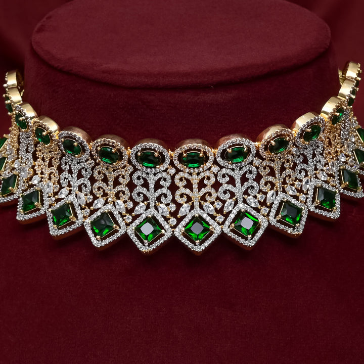 CZ Emerald Choker