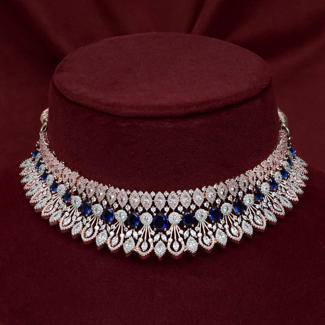 CZ Sapphire Choker