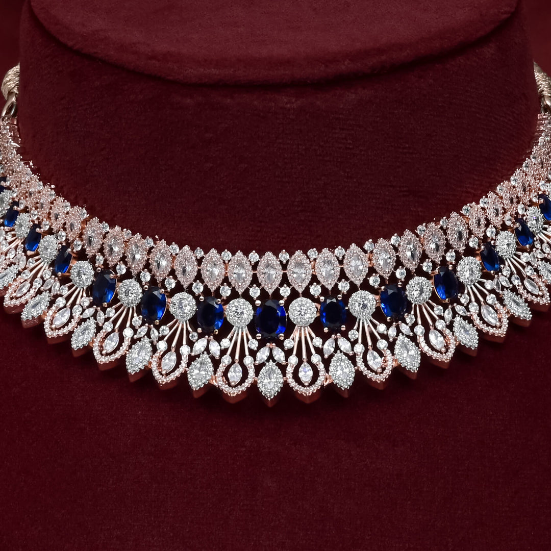CZ Sapphire Choker