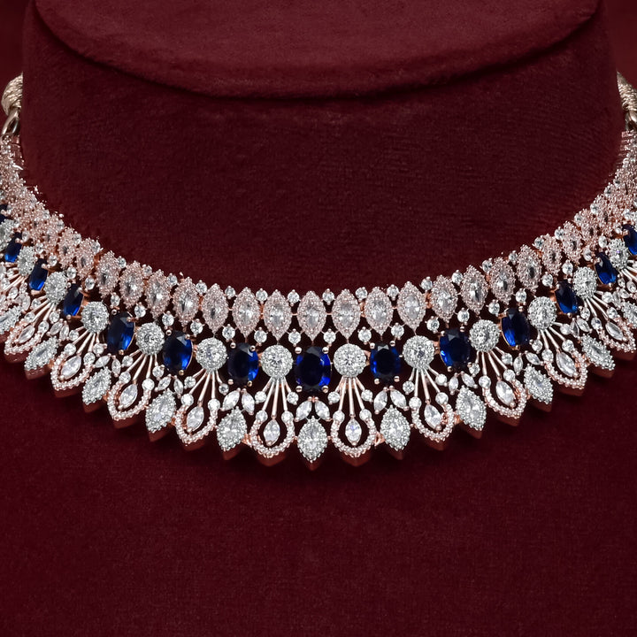 CZ Sapphire Choker