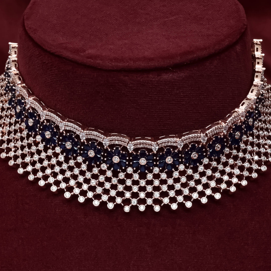 CZ Sapphire Choker
