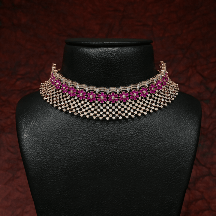 CZ Ruby Choker