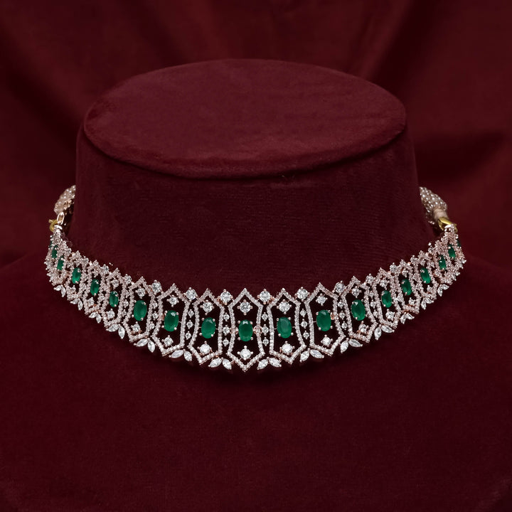 CZ Emerald Choker