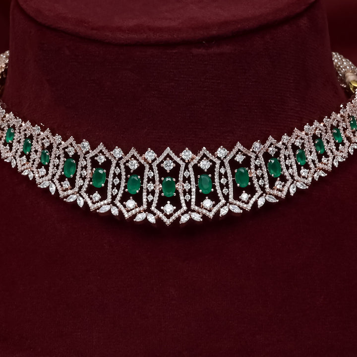 CZ Emerald Choker