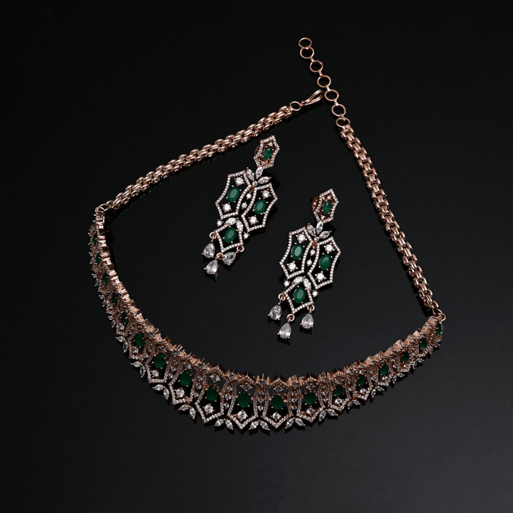 CZ Emerald Choker