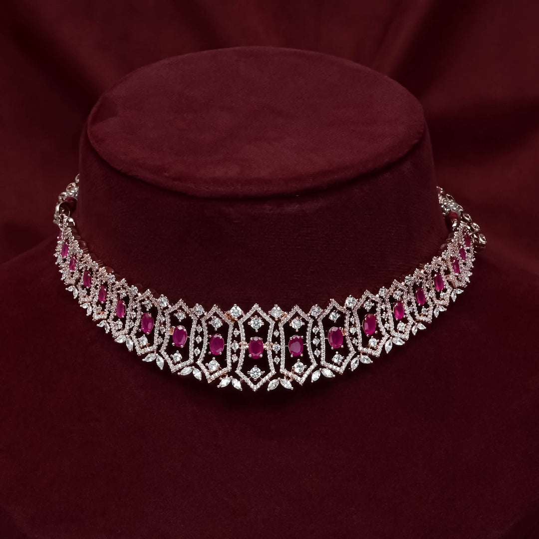CZ Ruby Choker