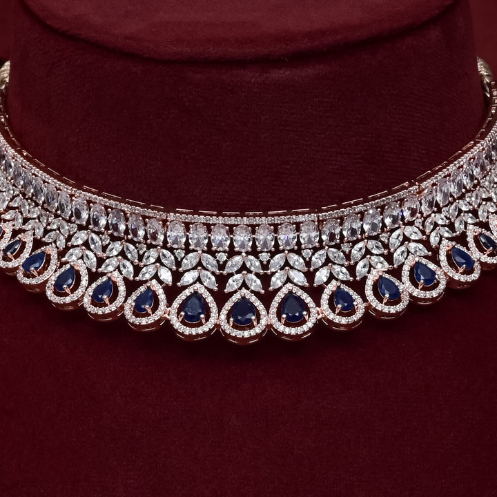 CZ Sapphire Choker