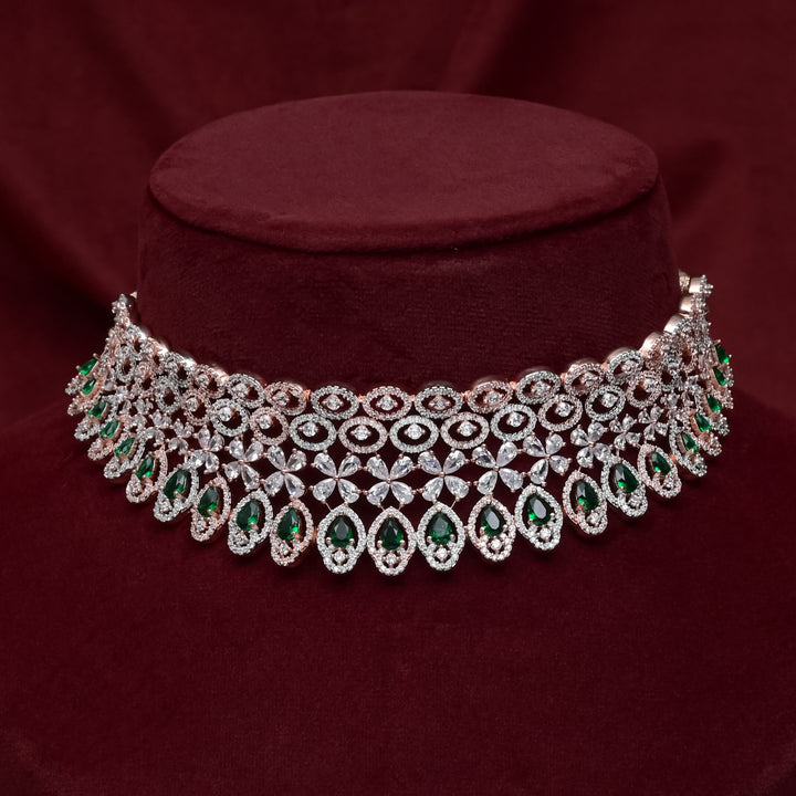 CZ Emerald Choker
