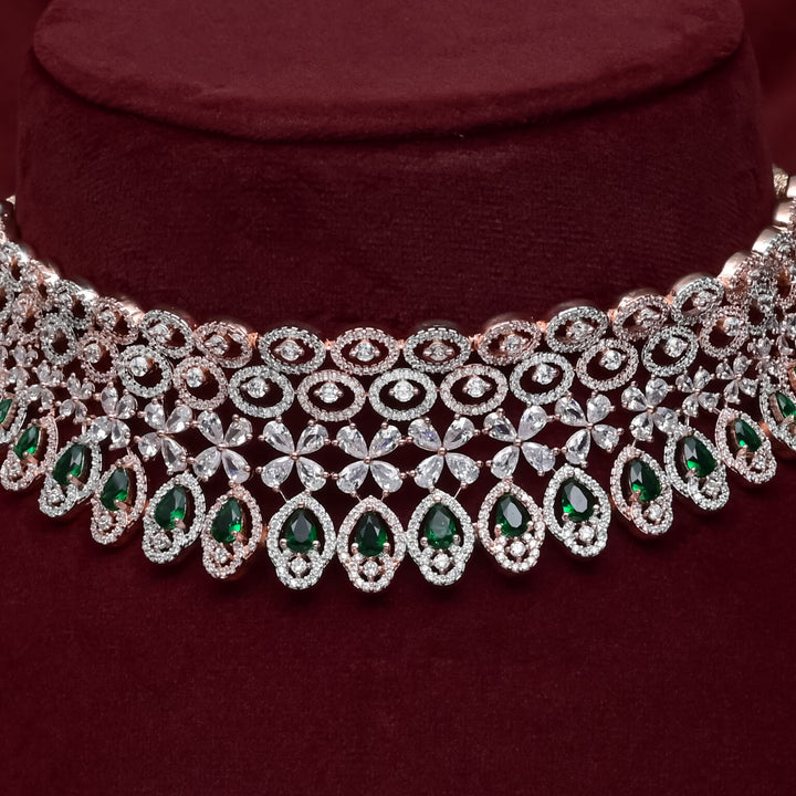 CZ Emerald Choker