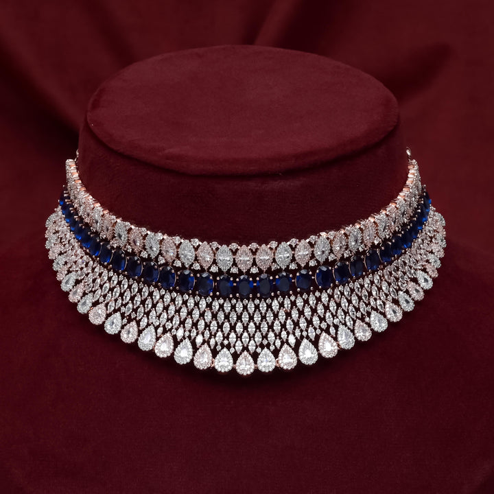 CZ Sapphire Choker
