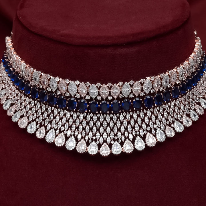 CZ Sapphire Choker