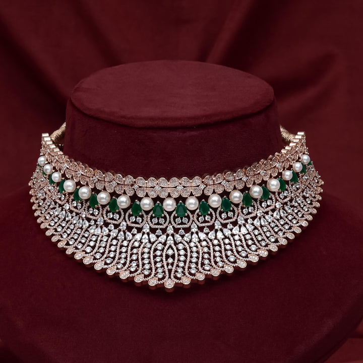 CZ Emerald Choker