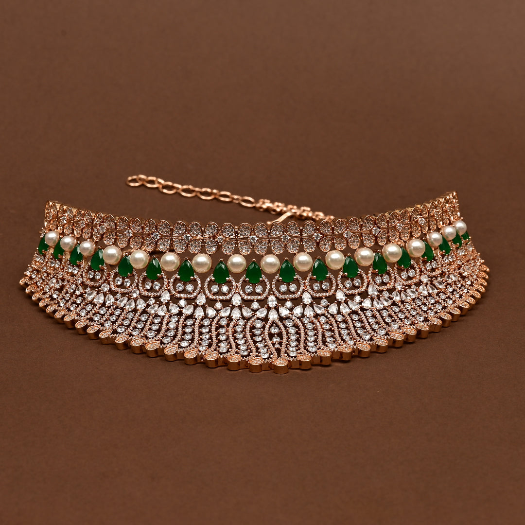 CZ Emerald Choker