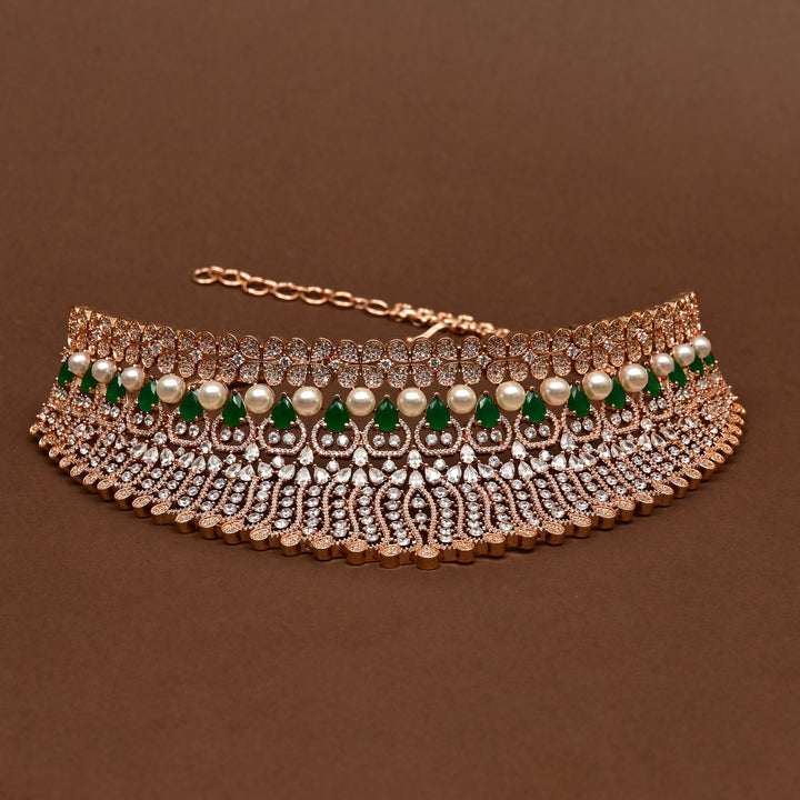CZ Emerald Choker