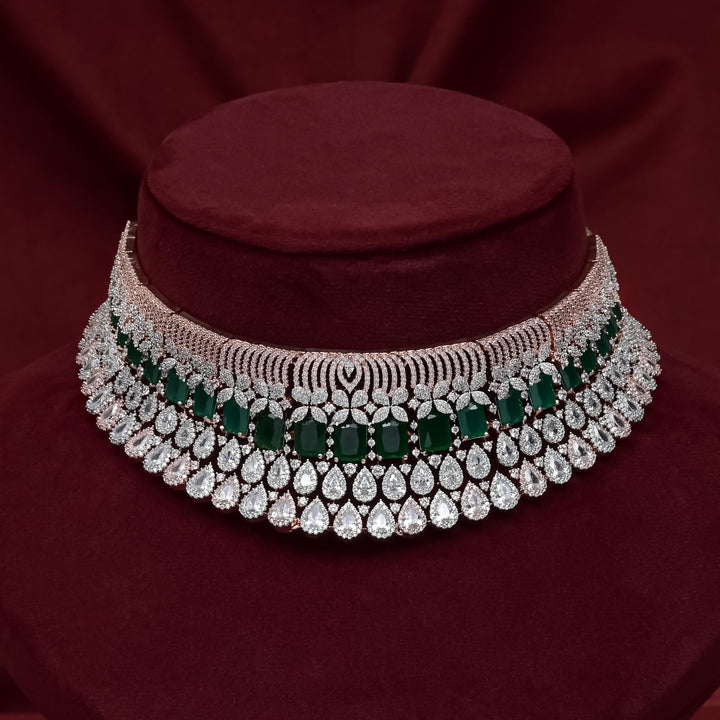 CZ Emerald Choker