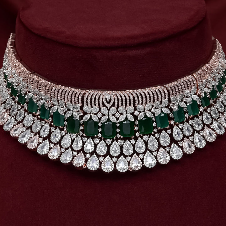 CZ Emerald Choker