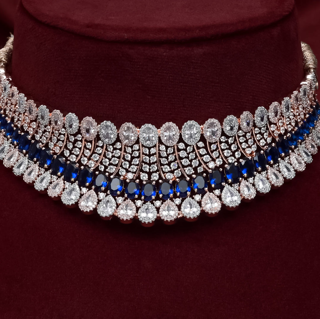 CZ Sapphire Choker