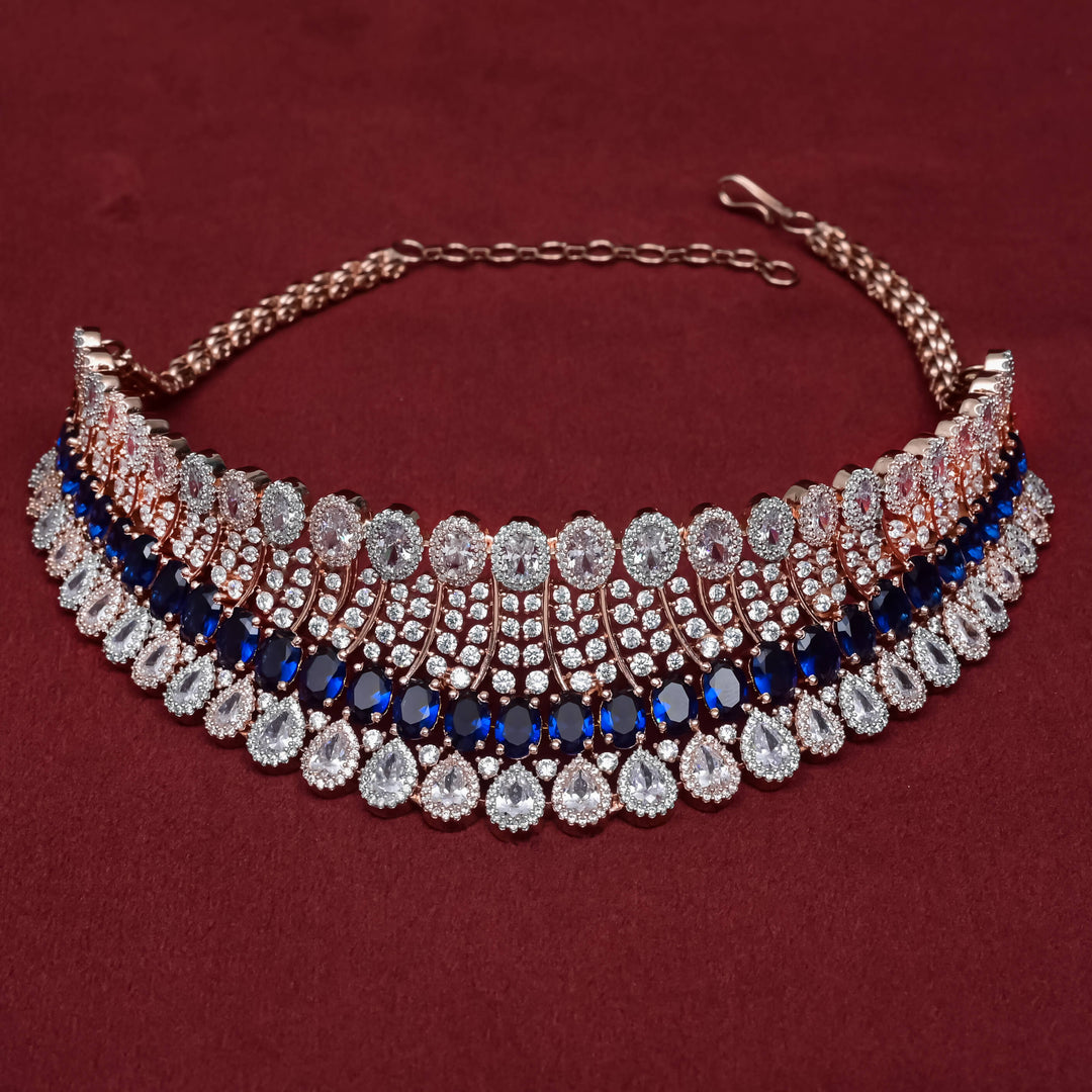 CZ Sapphire Choker