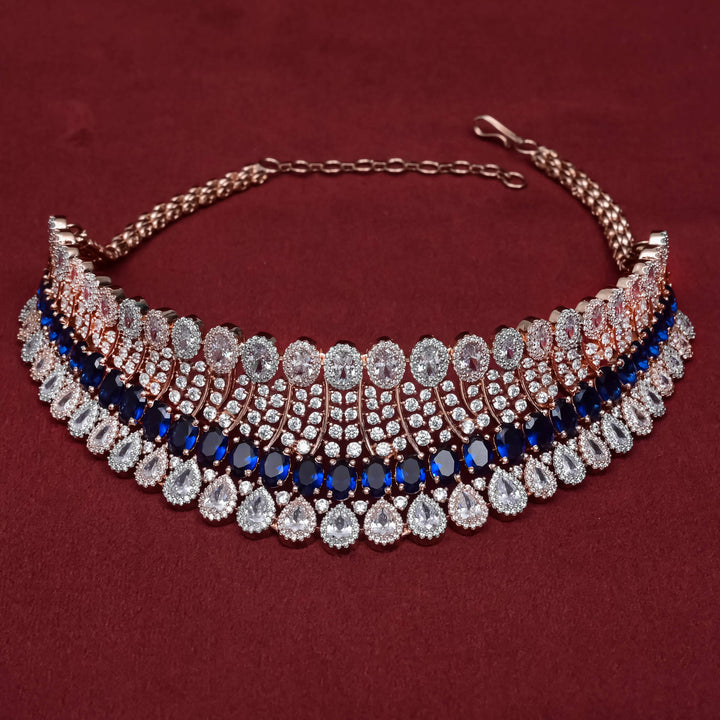 CZ Sapphire Choker