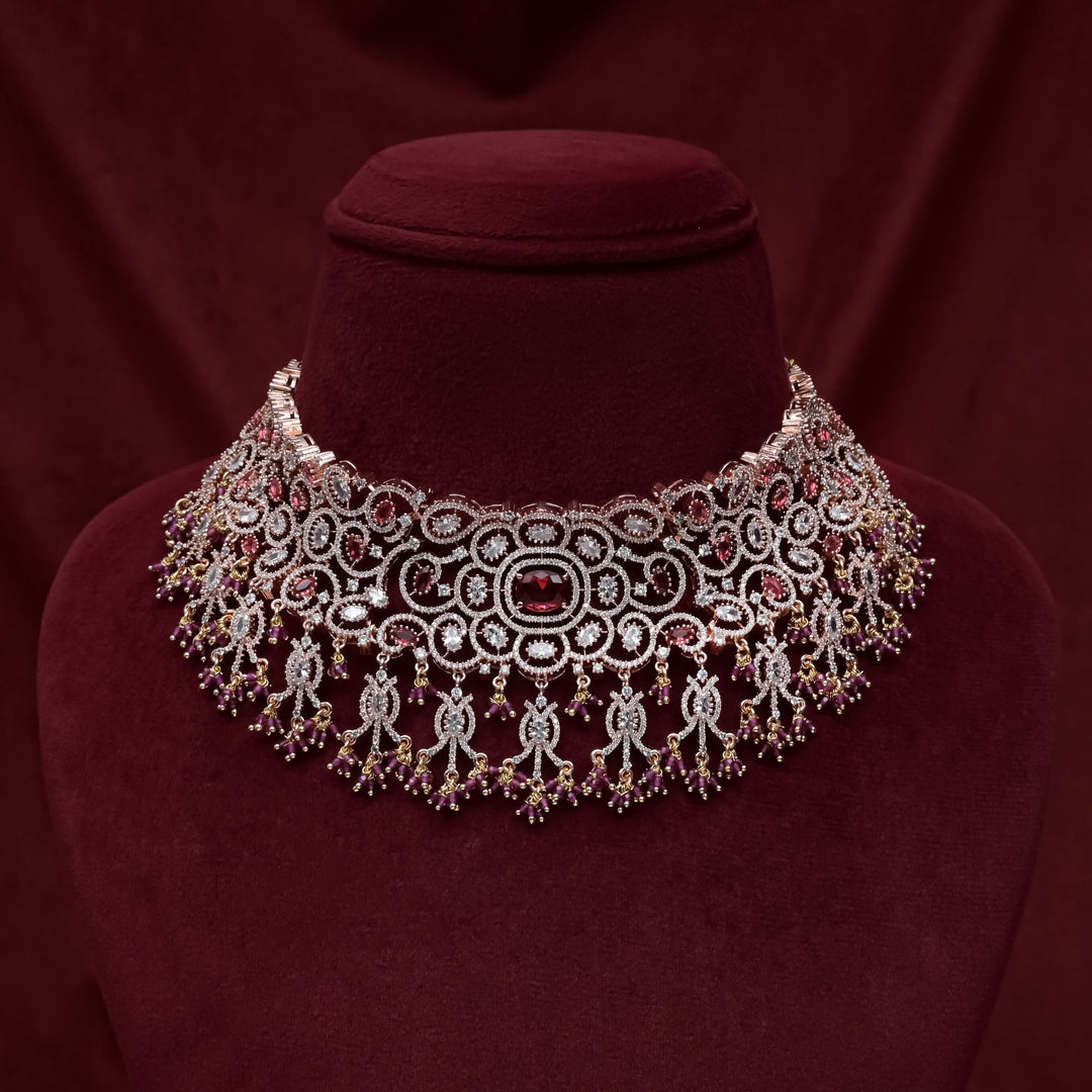 CZ Ruby Choker