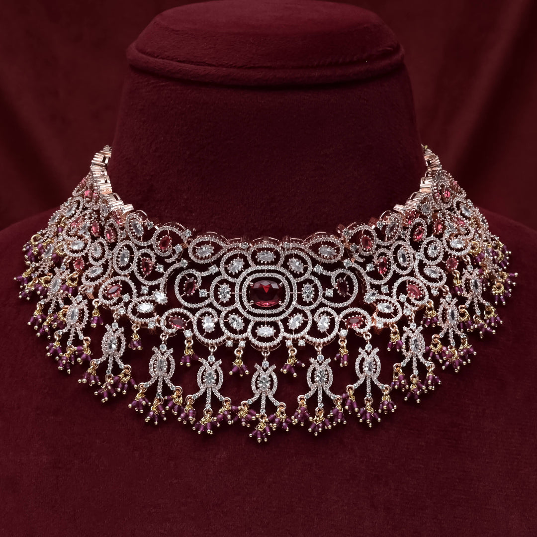 CZ Ruby Choker