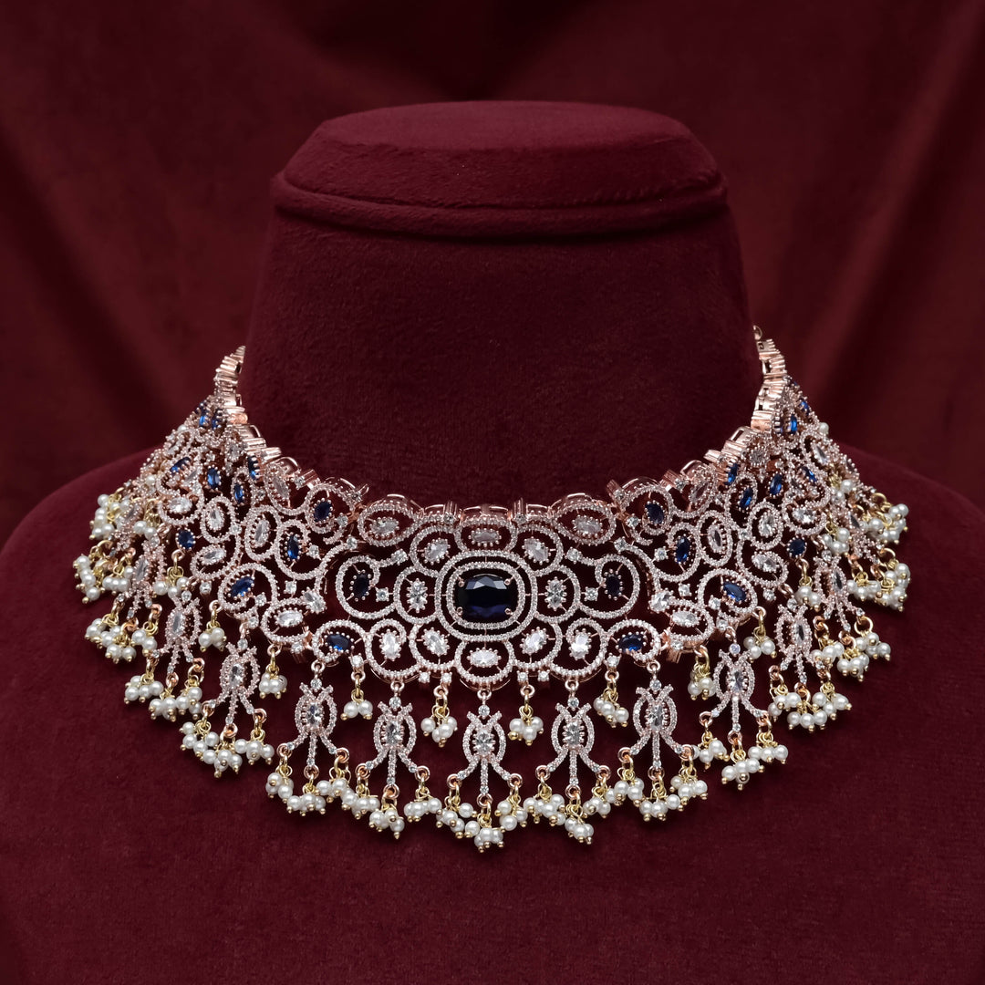CZ Sapphire Choker