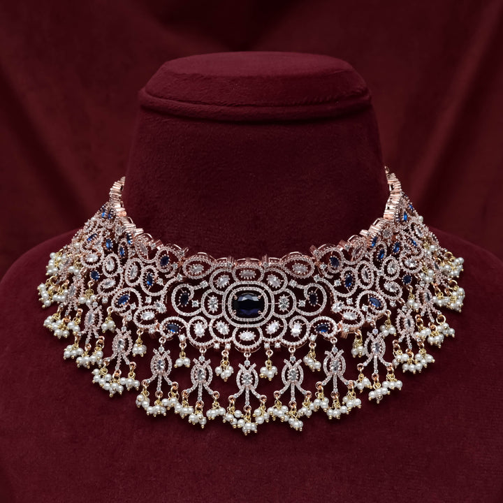 CZ Sapphire Choker