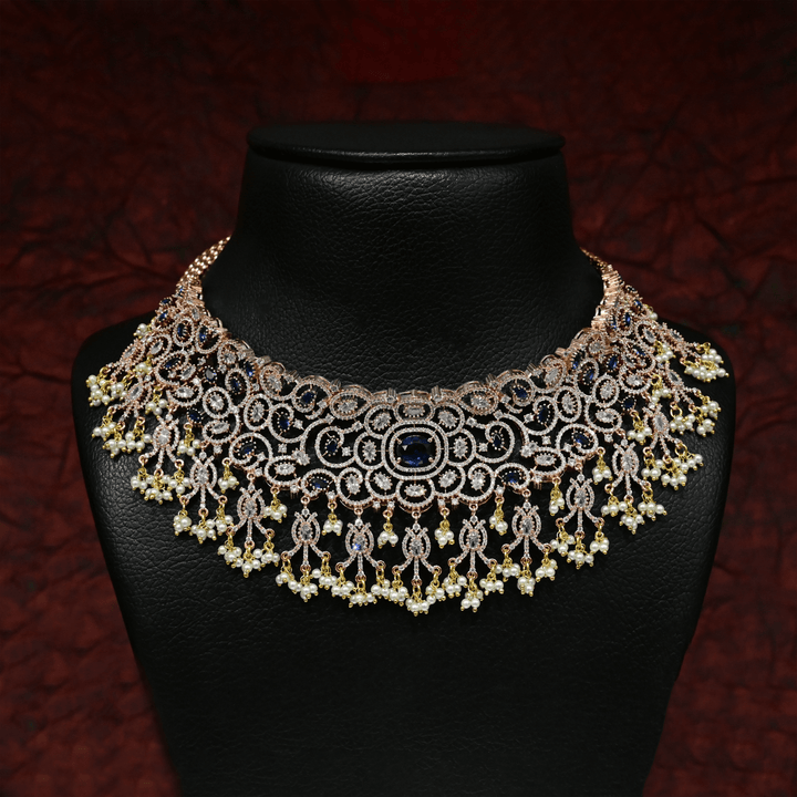 CZ Sapphire Choker