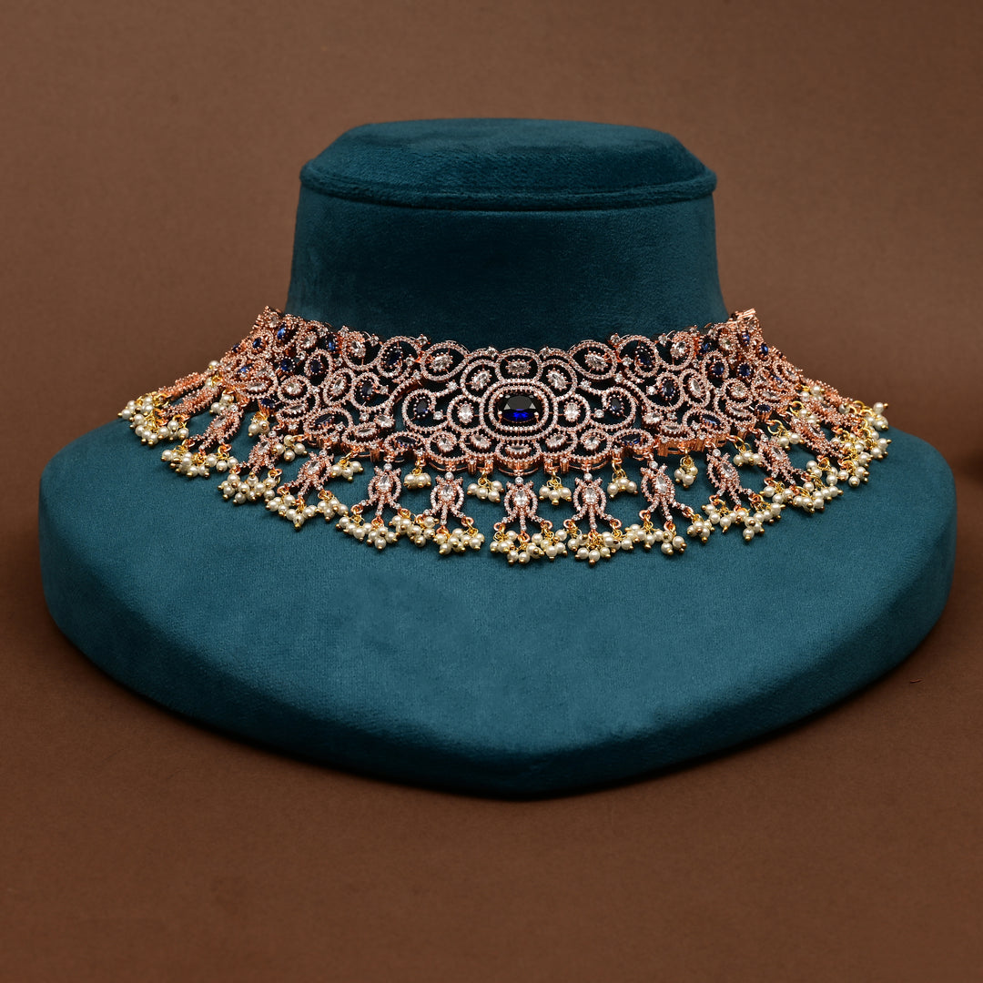 CZ Sapphire Choker