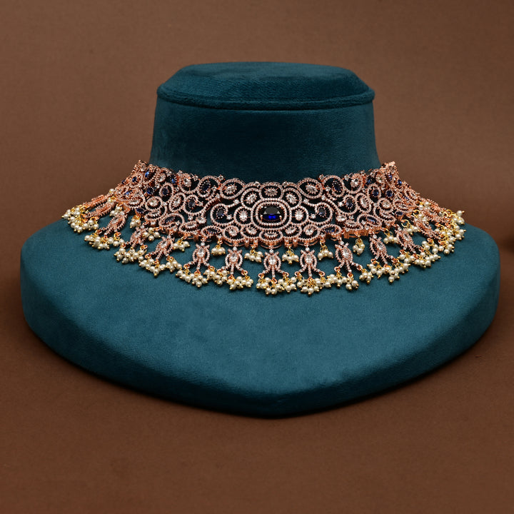 CZ Sapphire Choker