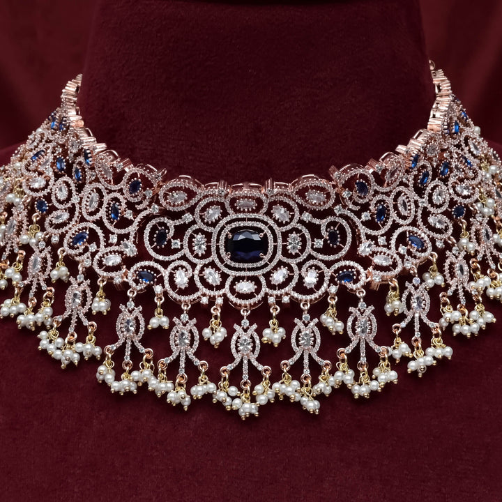 CZ Sapphire Choker