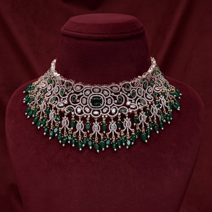 CZ Emerald Choker